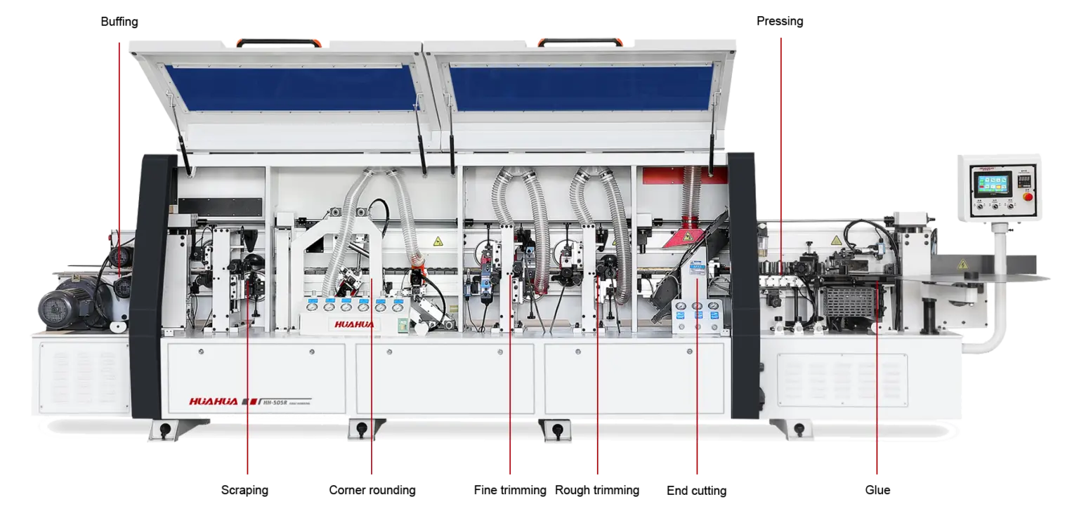 قیمت و خرید اقساطی دستگاه لبه چسبان هفت ایستگاه لبه چسبان HH-505R