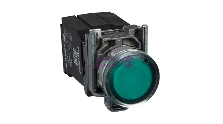 شستی فشاری استارت ساده سبز